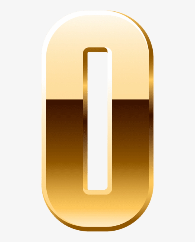 Download Gold Number Zero Png Clipart Png Photo, transparent png #7432000