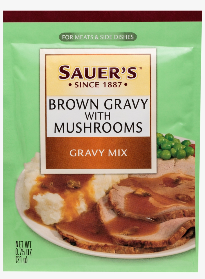 Brown Gravy With Mushrooms Burned, transparent png #7434138