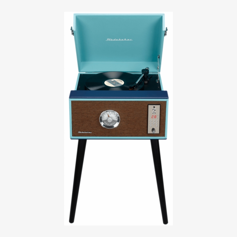 Studebaker Floor Stand Turntable Cd Player Analog Fm, transparent png #7436386