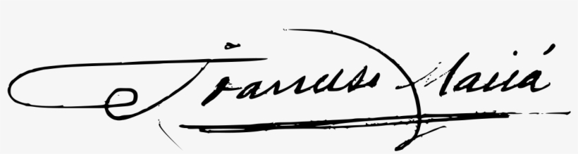 Firma De Francisco Maciá, transparent png #7437015