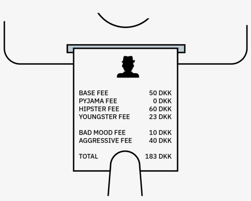 Each Guest Will Receive A Ticket With A Picture On, transparent png #7437807