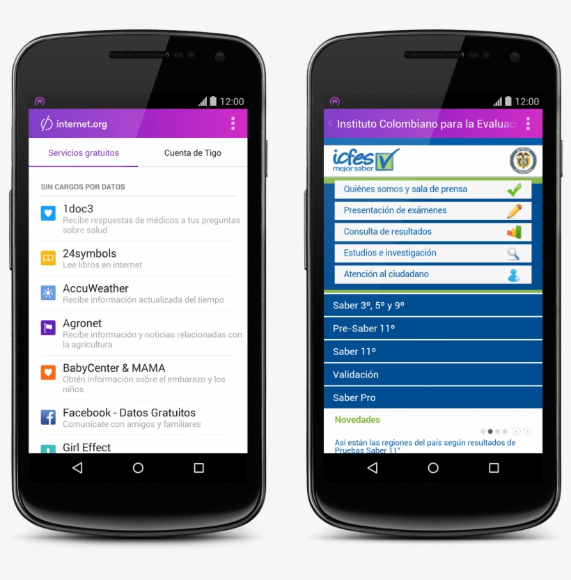 Org App As Released In Colombia Via Tigo, transparent png #7439378