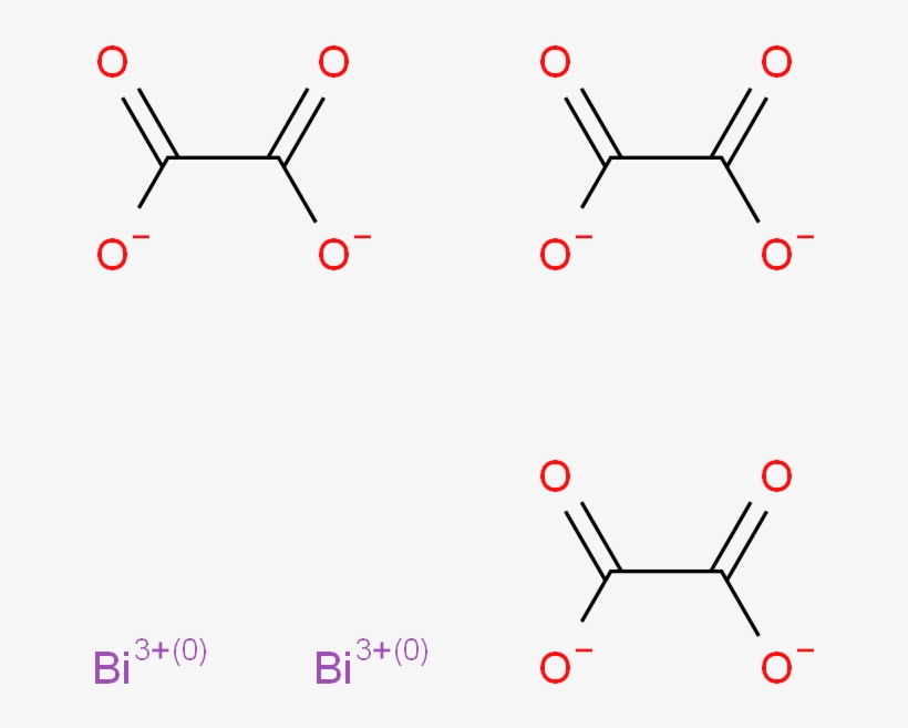 Bismuth Oxalate Molecular Structure Cas 6591 55 5), transparent png #7439772
