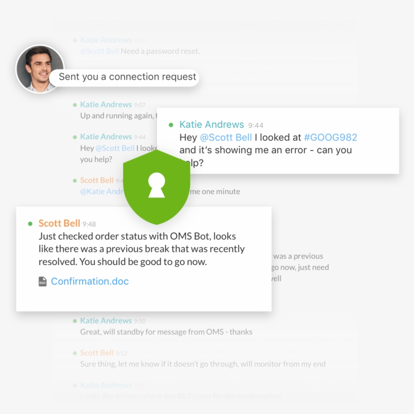 Communicate And Collaborate, Securely, transparent png #7441035