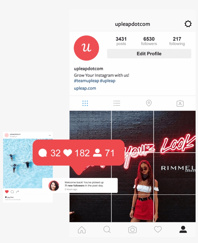 Instagram Model On An Instagram Profile, transparent png #7442411