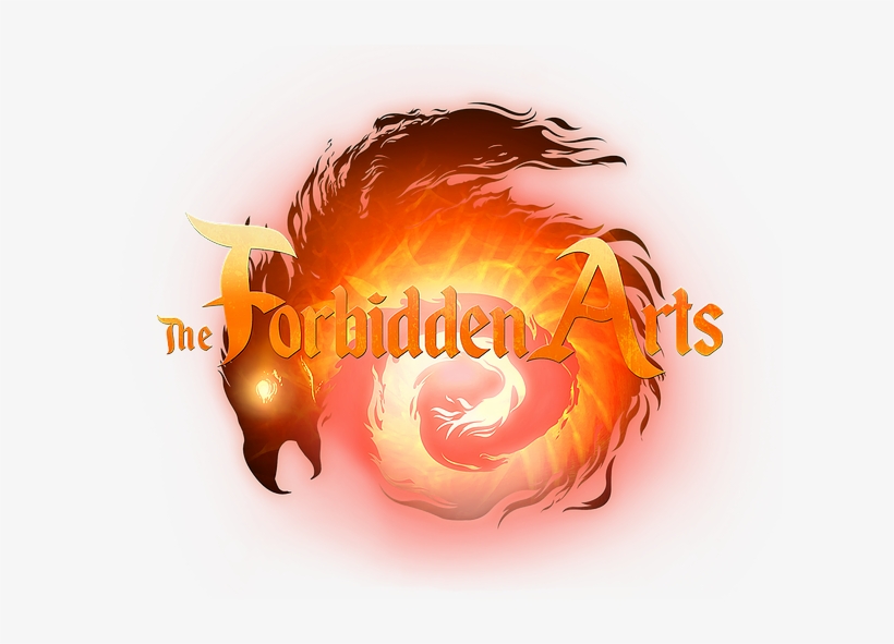 Forbidden Arts Logo Of A Fire Dragon, transparent png #7443082