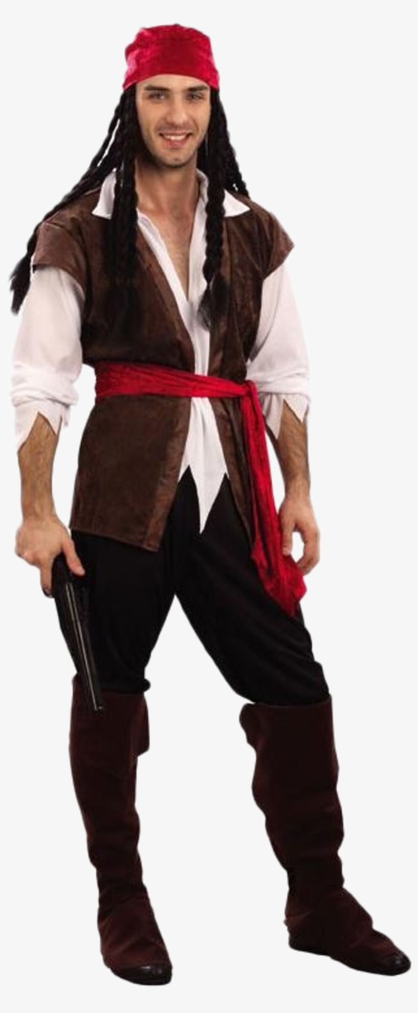 Caribbean Pirate Costume, transparent png #7444111