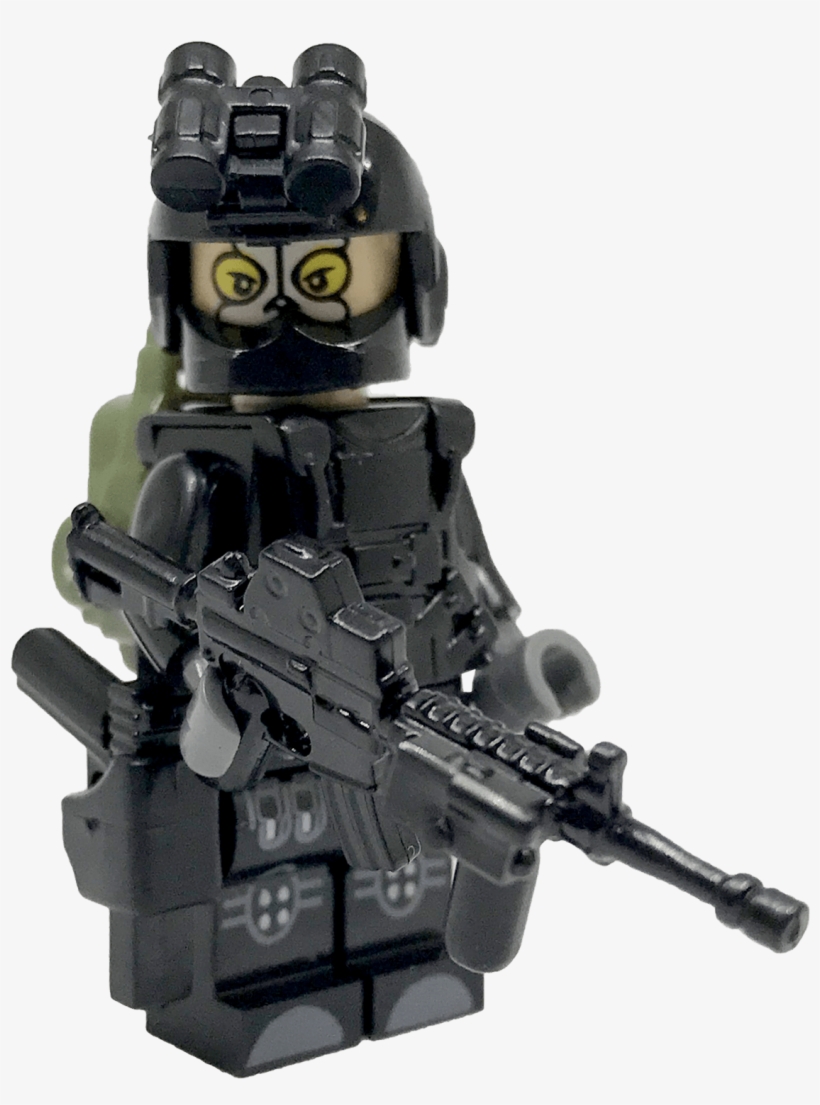 Brick Forces Minifigure Special Tactics Squadron, transparent png #7448701