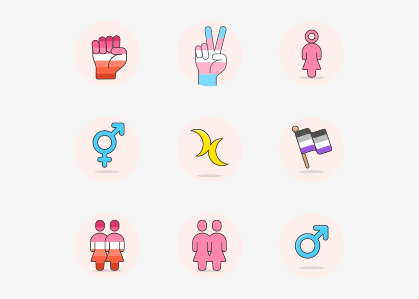 Lgtbi Flags, transparent png #7452936