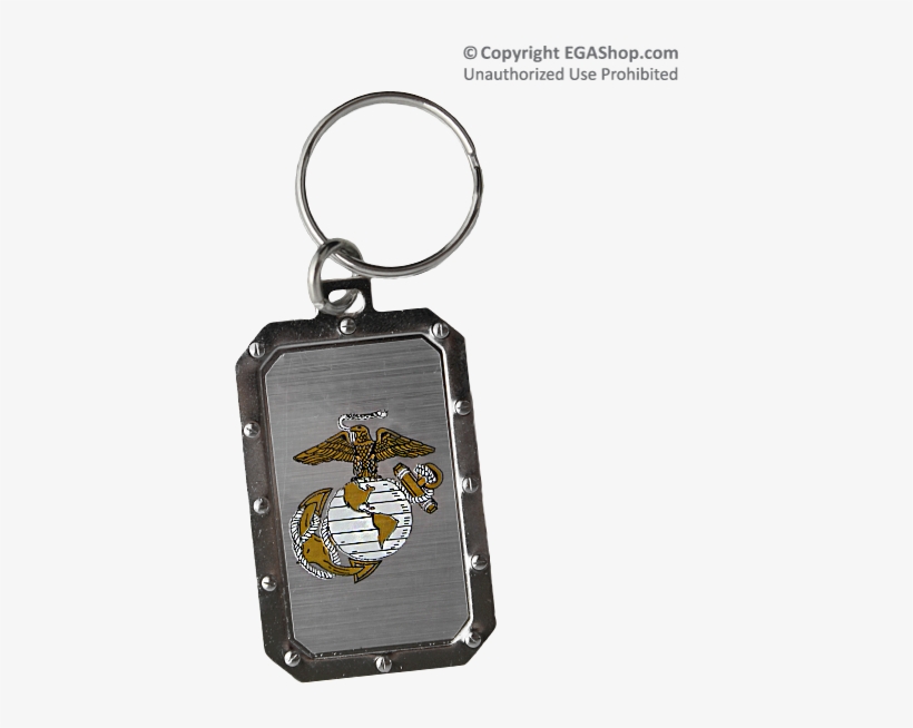 Marine Corps Keychain With The Eagle, Globe And Anchor, transparent png #7453467