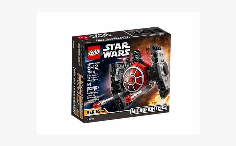 Star Wars ~ First Order Tie Fighter Microfighter, transparent png #7455306