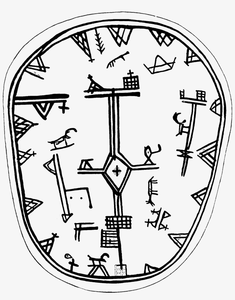 Sámi Mythology Shaman Drum Samisk Mytologi Schamantrumma, transparent png #7455352