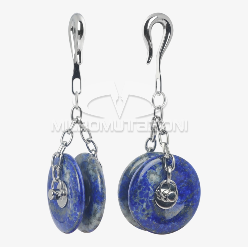 Lapis Lazuli Rollerblade Stone Weights Ear, transparent png #7456517