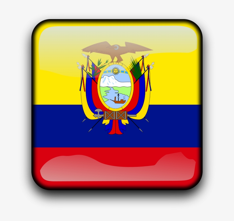 This Free Clip Arts Design Of Ec Flags Icon, transparent png #7457303