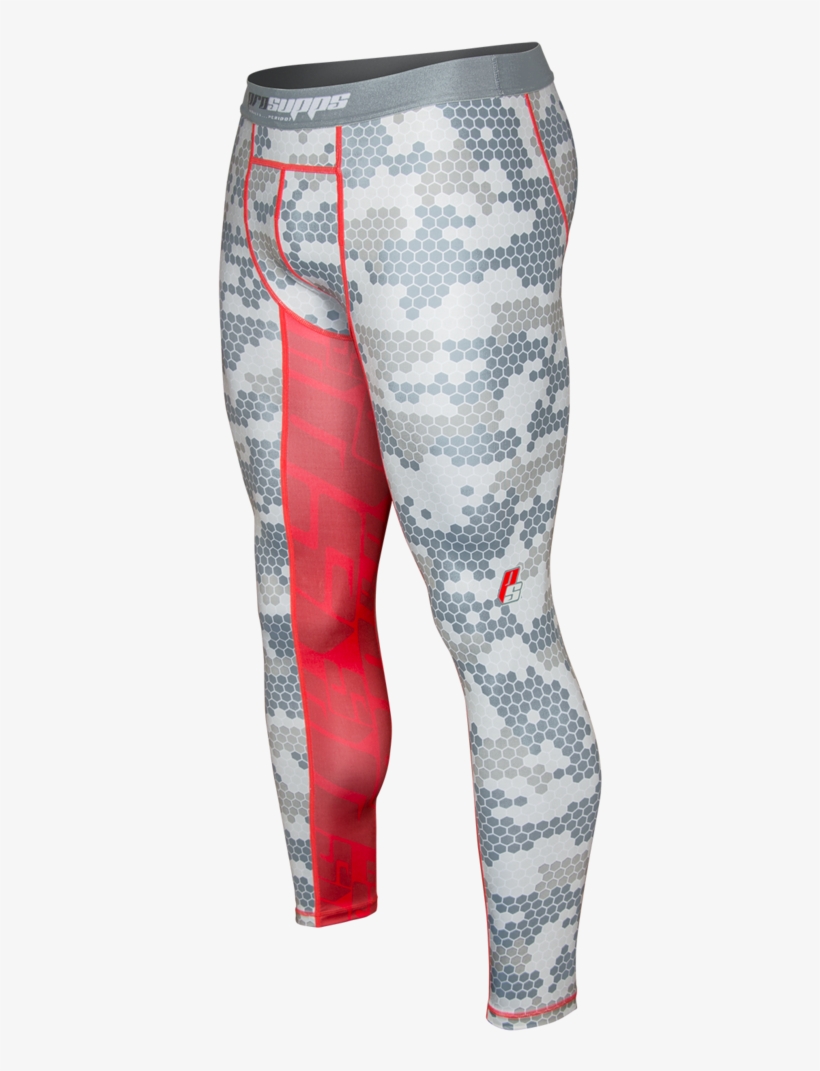 Mens Hex Camo Compression Tights, transparent png #7457452