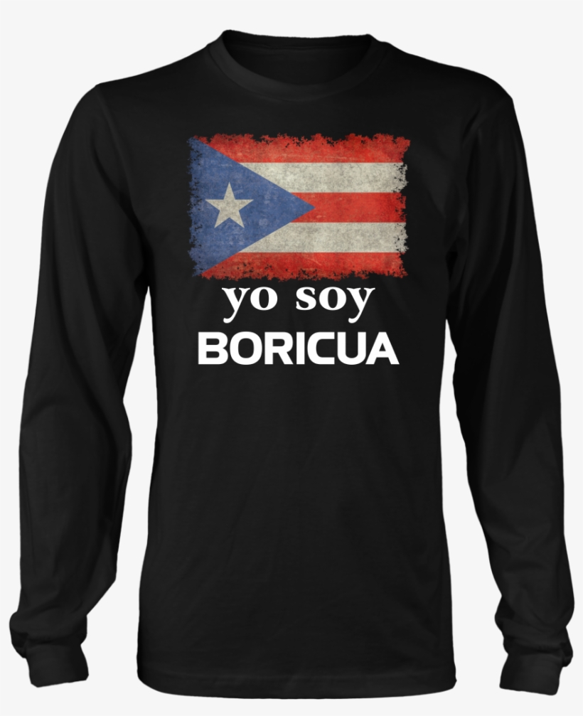 Disstressed Puerto Rico Yo Soy Boricua T Shirt, transparent png #7460706
