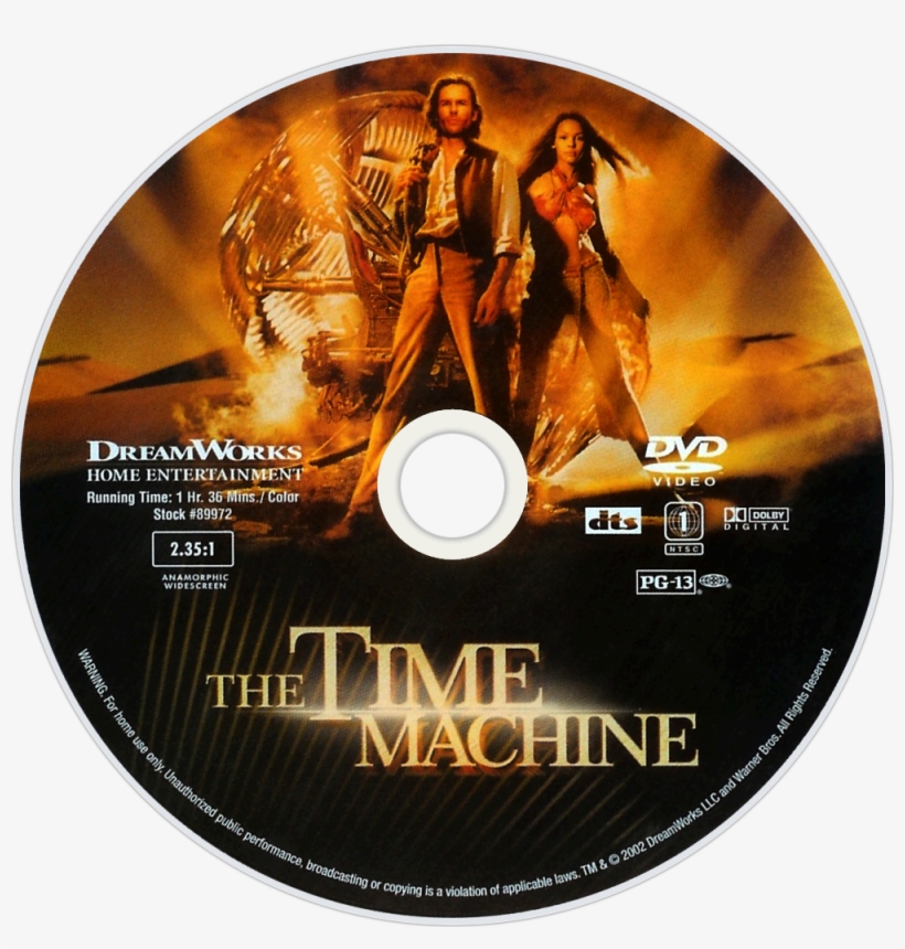 The Time Machine Dvd Disc Image, transparent png #7461909