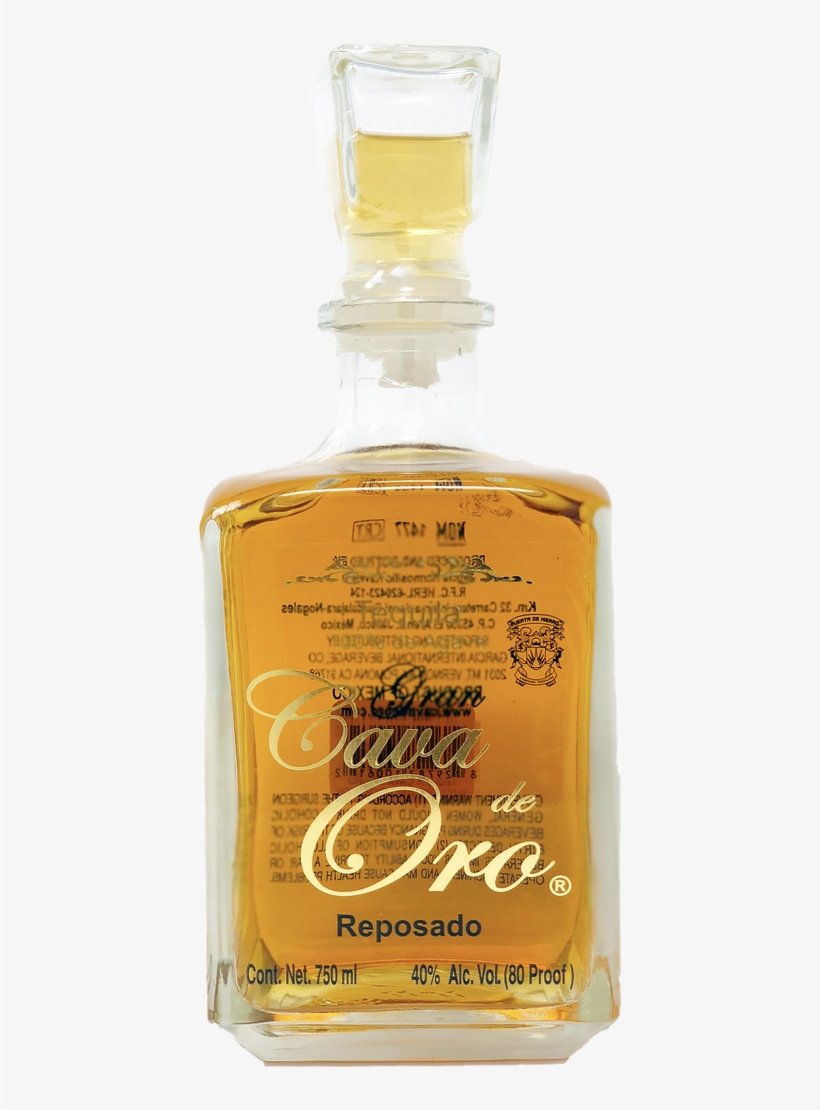 Cava De Oro Reposado Tequila, transparent png #7462298