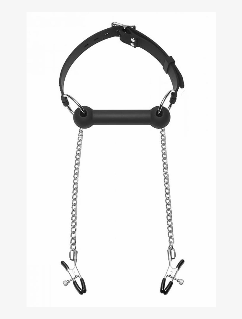 Masters Equine Bit Gag Silicon With Nipple Clamps, transparent png #7464595