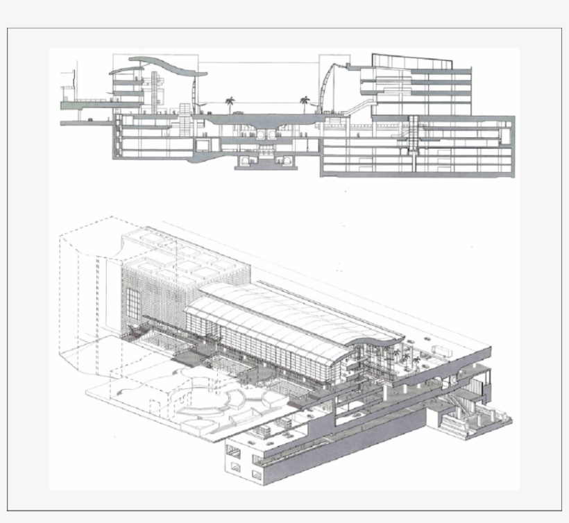 Png Library Section Showing The Elevated Pedestrian, transparent png #7465485