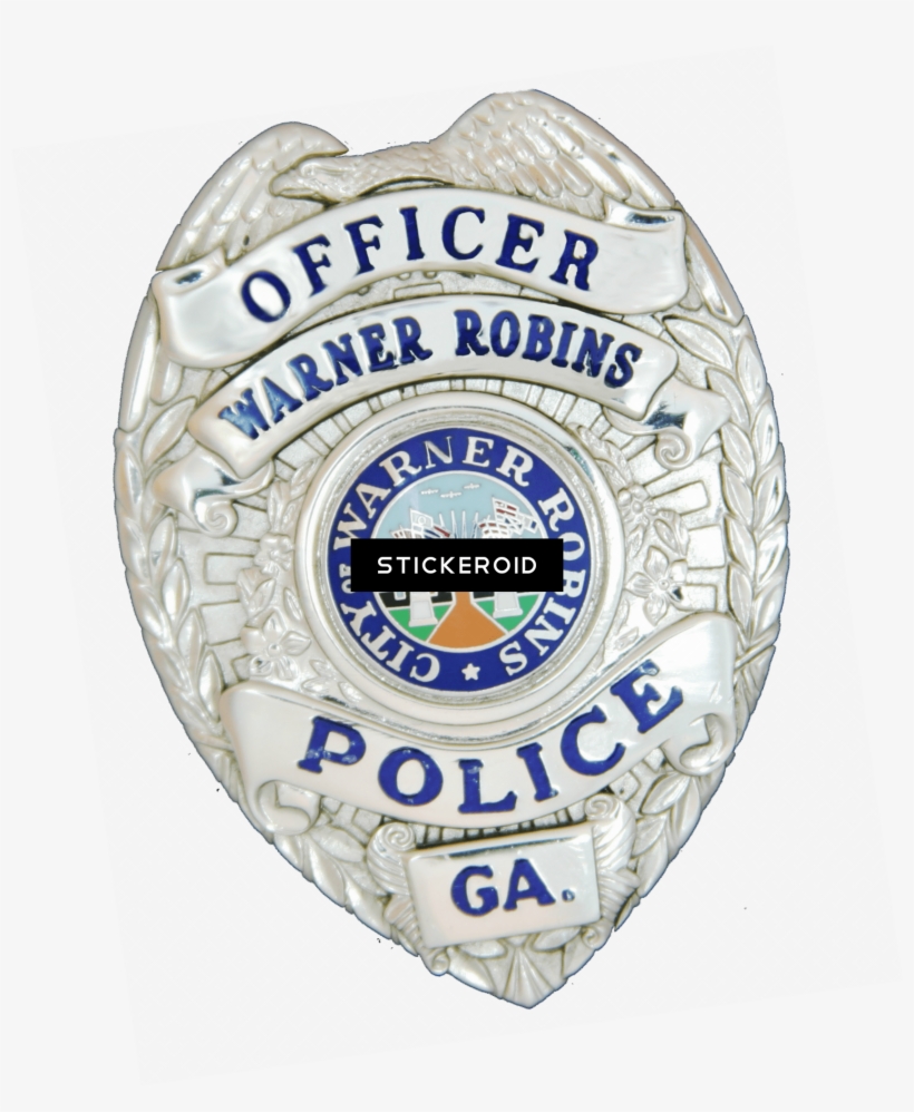 Warner Robins Police Badge, transparent png #7468351