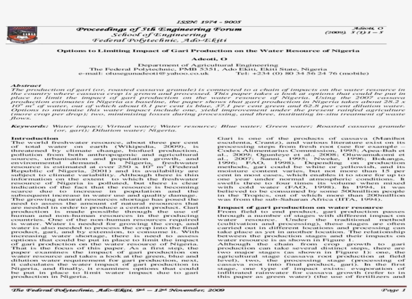 Reviewed Papers In The Proceedings 5th Engineering, transparent png #7468795