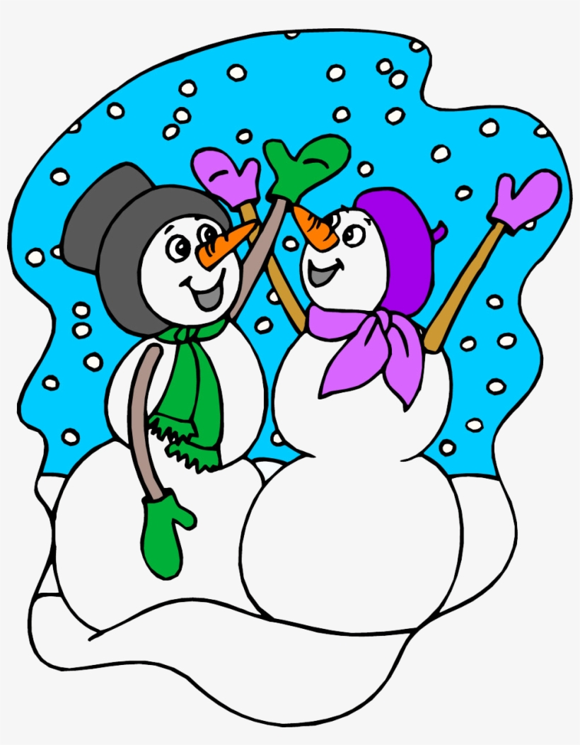 Snow Weather Happy Snowman Sisters, transparent png #7469539