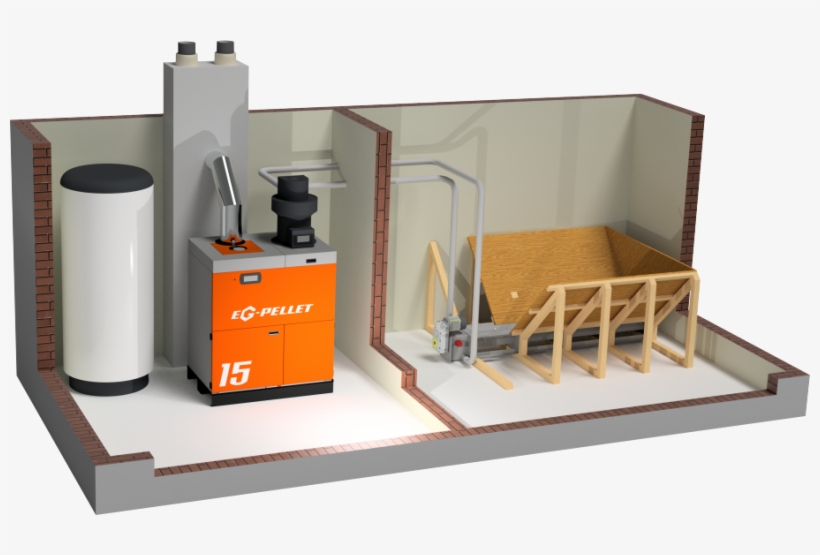 Pellet Vacuum 2 Supply System For Central Heating Boiler, transparent png #7471360