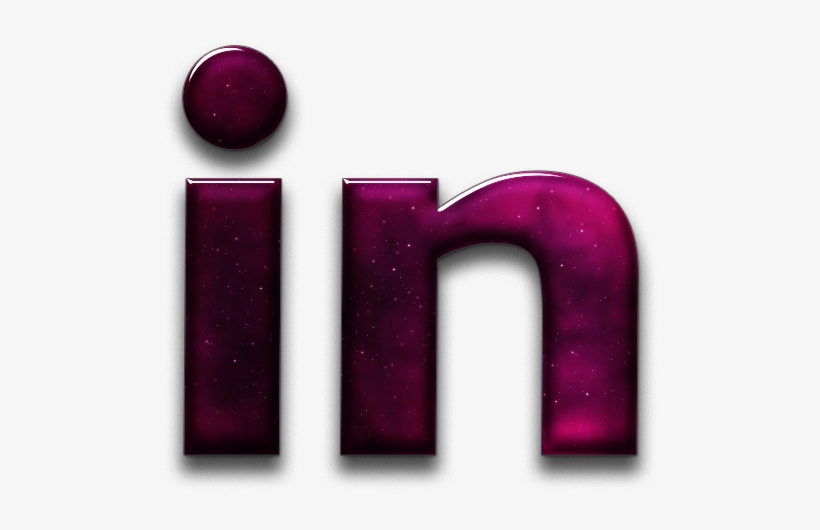 099544 Glossy Space Icon Social Media Logos Linkedin, transparent png #7477499