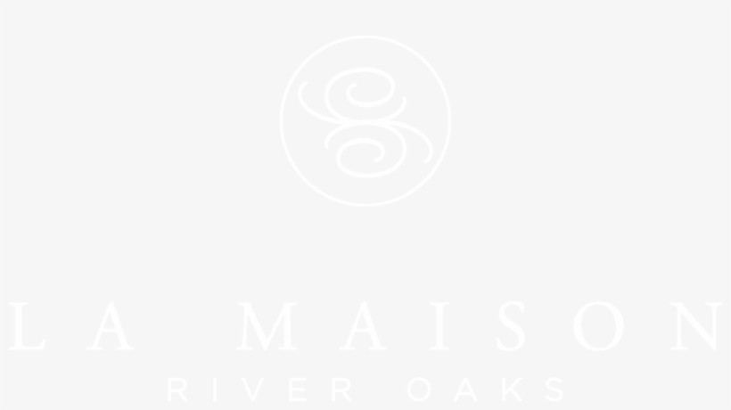 La Maison White Logo Design At La Maison River Oaks, transparent png #7479323