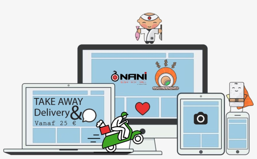 Take Away & Delivery, transparent png #7480236