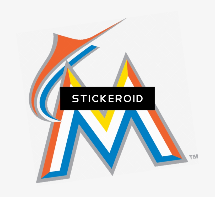 Miami Marlins M Logo, transparent png #7480564