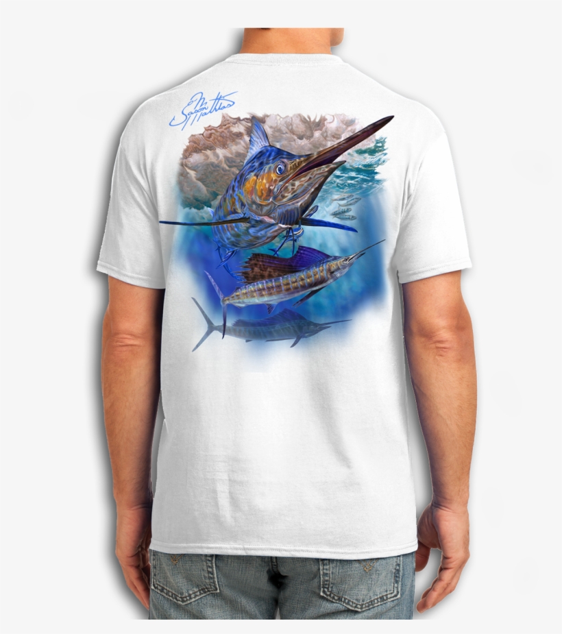 Blue Marlin Sailfish Cotton Feel Tech, transparent png #7480613
