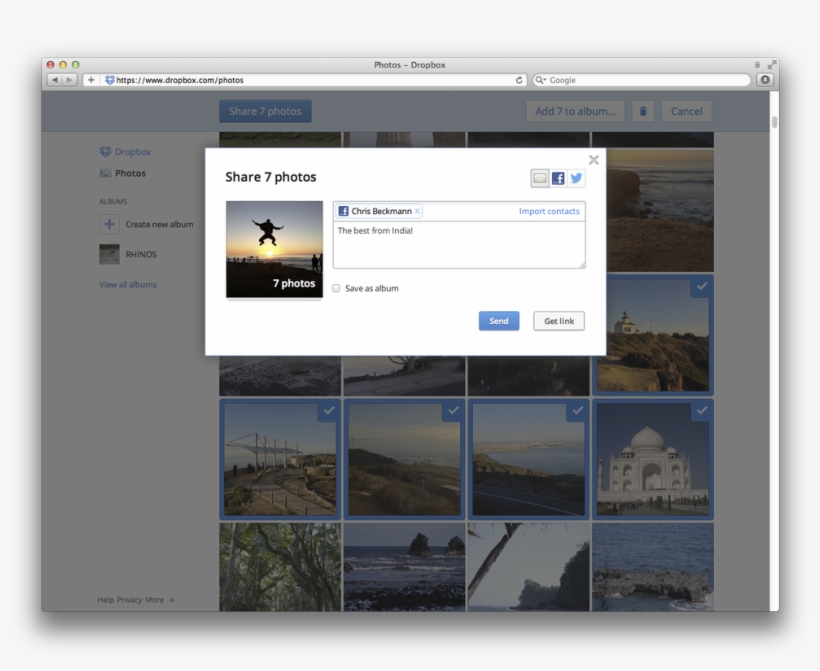 Dropboxphotosharing, transparent png #7481261