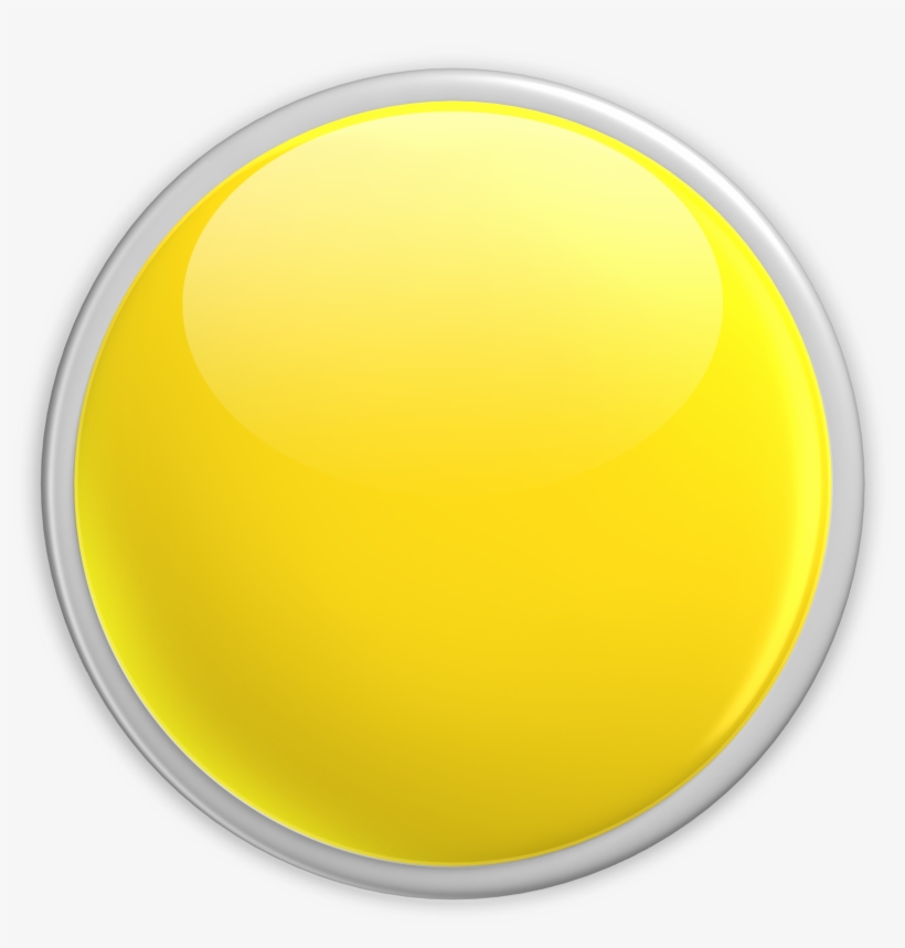 Badge Blank Button Yellow 1600 Clr, transparent png #7484816