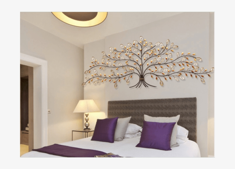 Tree Metal Wall Art Home Decoration Living Room Bedroom, transparent png #7486500