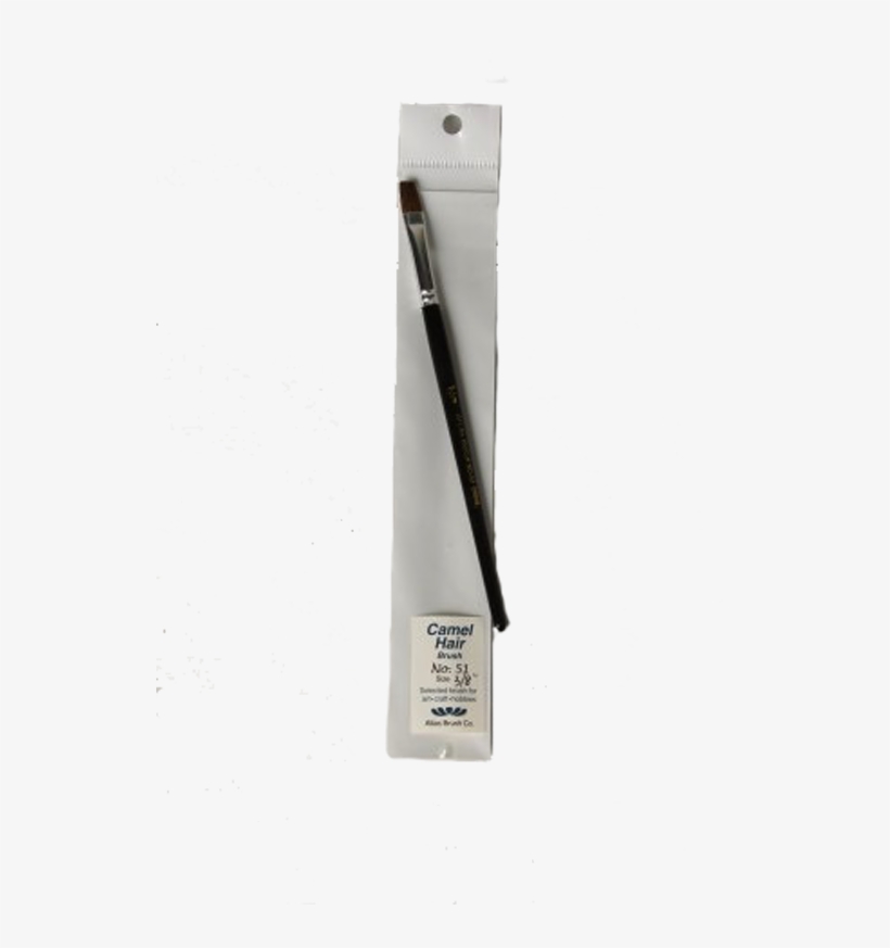 1/4″ Flat Camel Hair Brush, transparent png #7486751