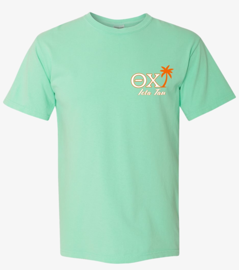 Theta Chi Spring 18 Ss Mint Front, transparent png #7490552
