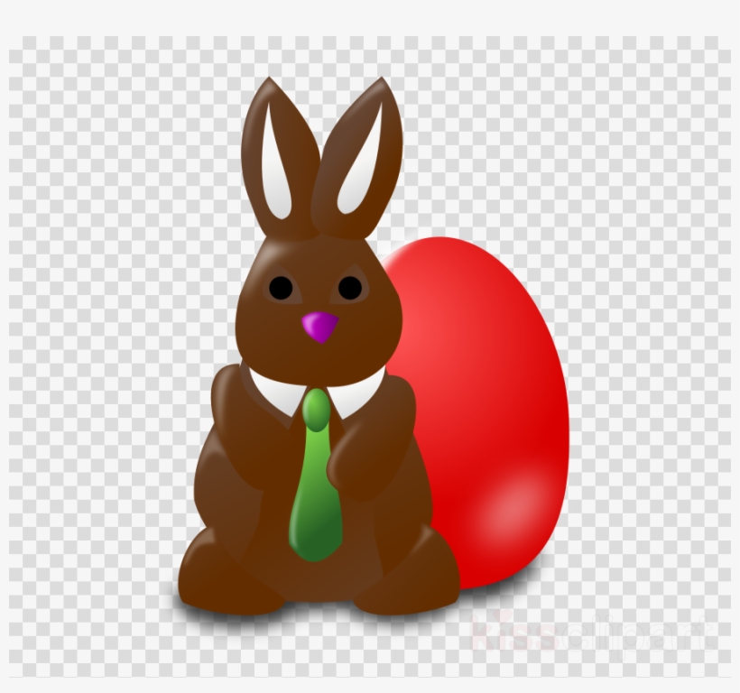 Happy Easter To My Son Clipart Easter Bunny Chocolate, transparent png #7490596