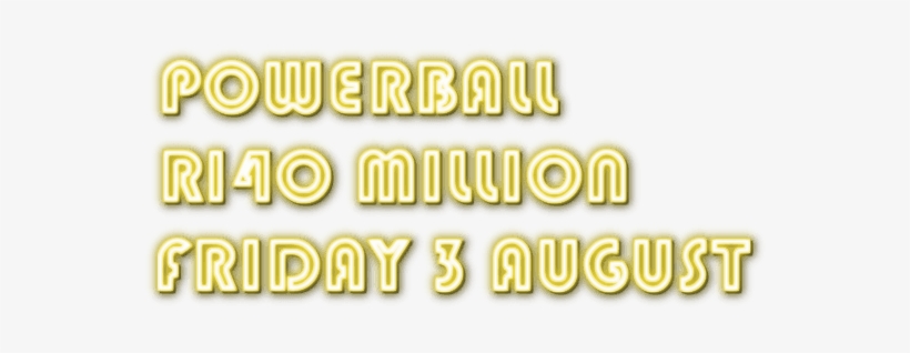 Tonight The Biggest Ever National Lottery Powerball, transparent png #7490650