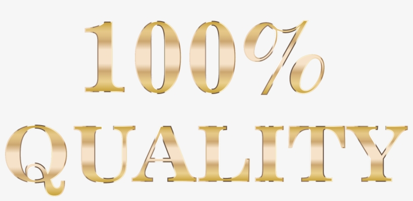 This Free Icons Png Design Of 100 Percent Quality Typography, transparent png #7491218