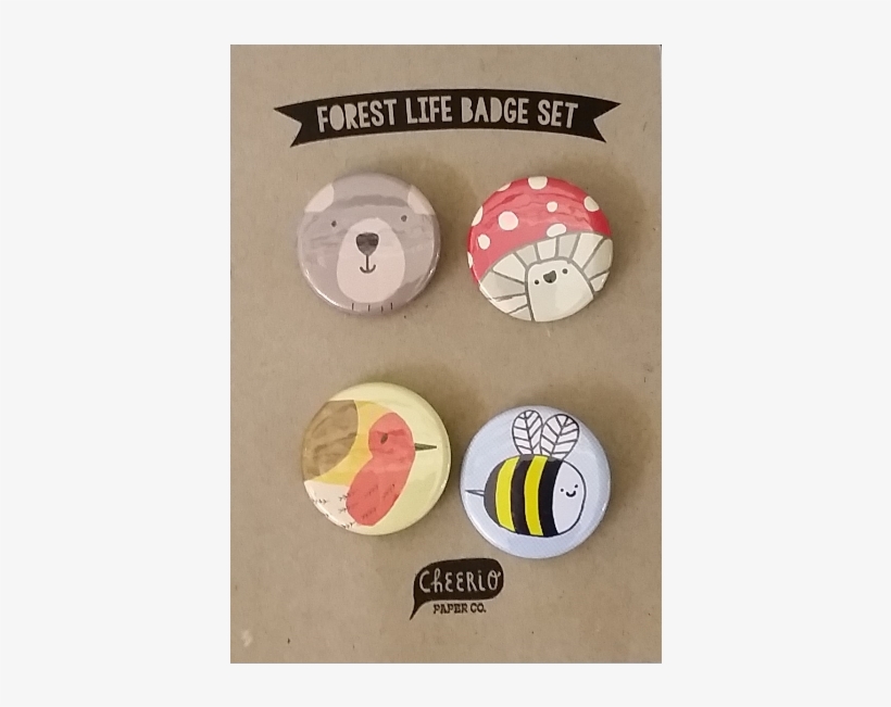 Forest Life Badge Set Cheerio Paper Co, transparent png #7492382
