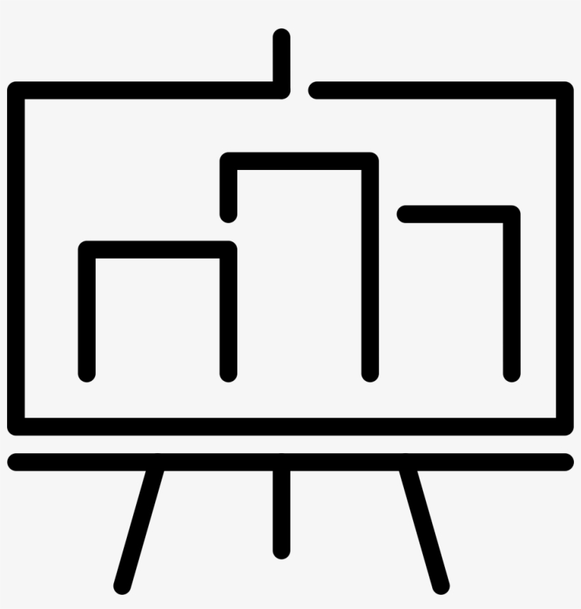 Projection Screen With Bar Chart Comments, transparent png #7494192