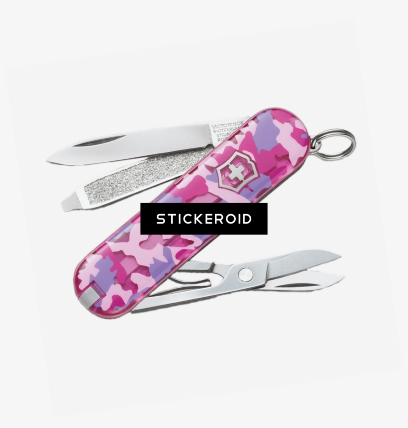 Victorinox Pink Swiss Army Knife, transparent png #7495444
