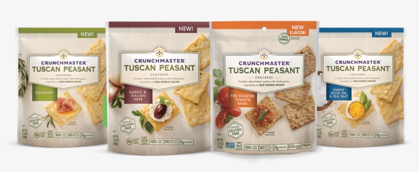 Crunchmaster Tuscan Peasant Crackers, transparent png #7498698