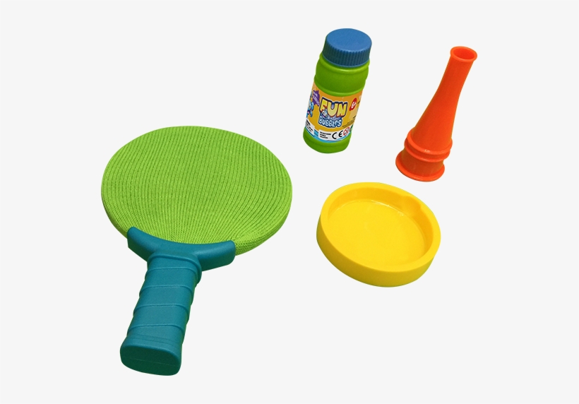 Fun Bubbles Ping Pong Bubbles Soap Bubbles Kit, Blue, - Table Tennis Racket, transparent png #750472