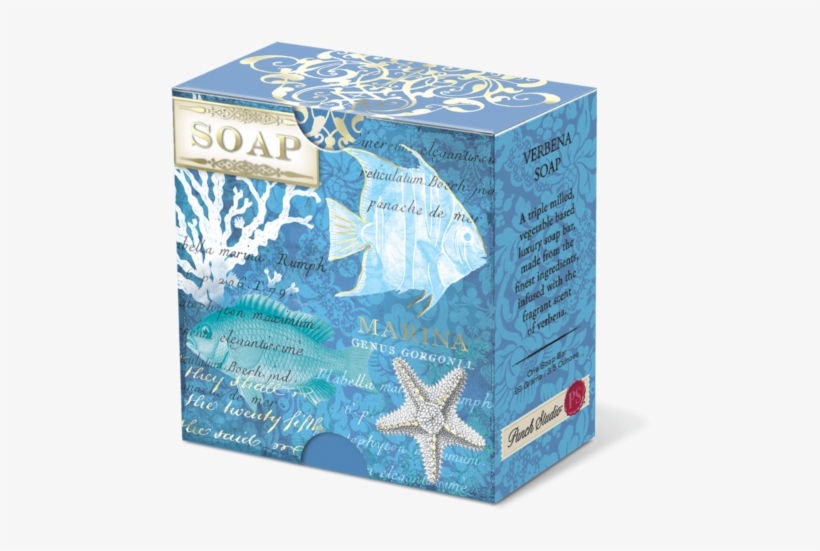 Deep Sea Wonders Soap - Punch Studio Purple Butterfly Green Tea Pleat-wrapped, transparent png #750663