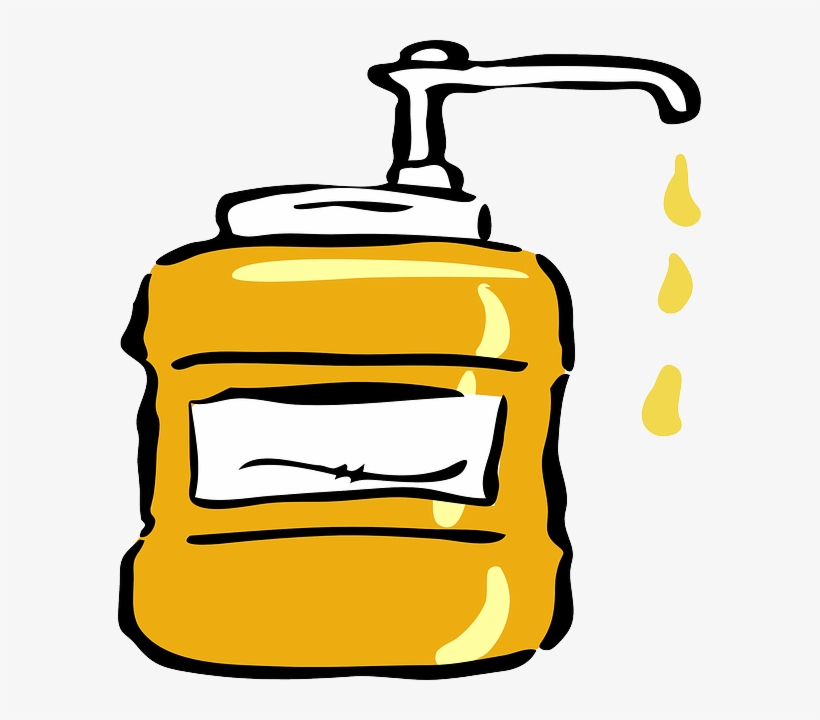 Yellow, Pump, Dispenser, Liquid, Soap - Mustard Clipart, transparent png #750708