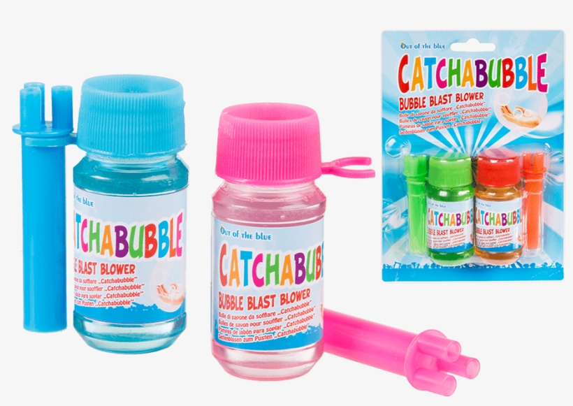 Seifenblasen Catchabubble 71ml Zum Pusten 2er Set Sort., transparent png #750730