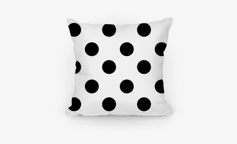 Big Polka Dot Pillow Pillow - Throw Pillow, transparent png #750862